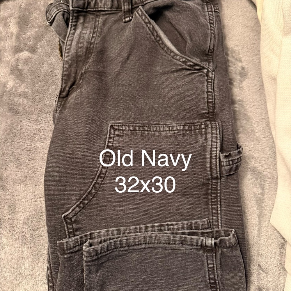 2 Pair Men’s Old Navy Charcoal Pants
